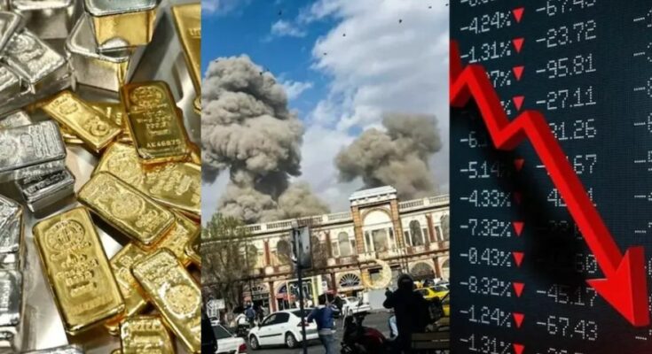 iran israel war, crude oil price, stock market crash, gold silver rate, global economy,