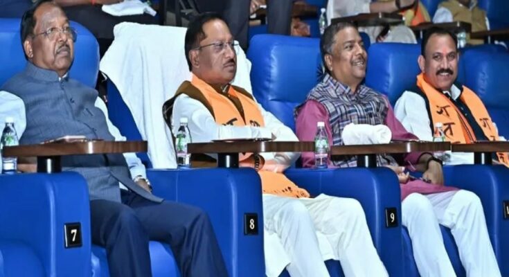 chhattisgarh, vishnu deo sai, shatak movie, rss 100 years, tax free film, raipur news, rashtriya swayamsevak sangh, hindi news,