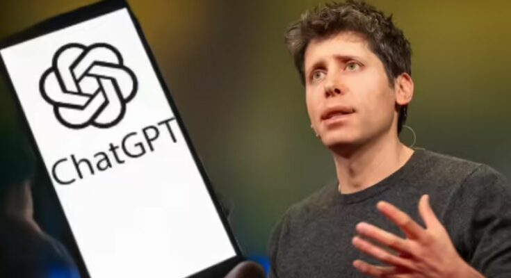 A frustrated user looking at the ChatGPT logo on a smartphone, representing the loss of 1.5 million subscribers after the Pentagon deal.