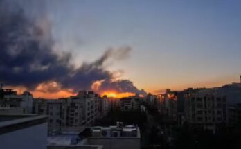 View of the US embassy in Riyadh, Saudi Arabia after an Iran drone strike on a CIA facility.