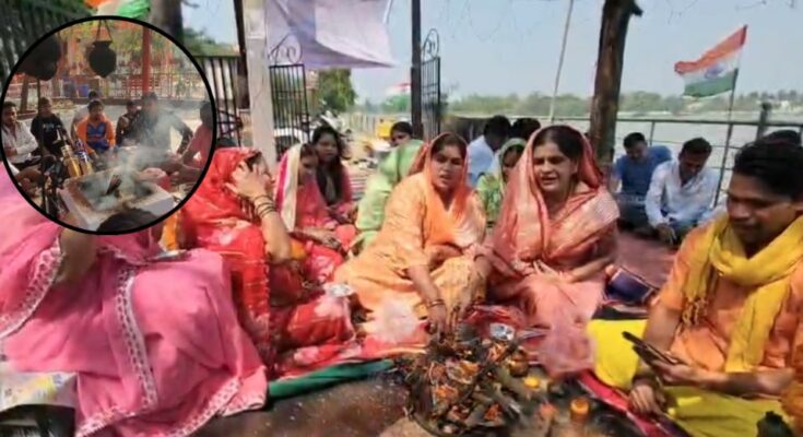 Cricket fans and women in Chhattisgarh performing Havan and prayers for Team India's victory ahead of the T20 World Cup Final.