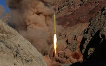 A damaged US military base in the Middle East due to the ongoing US-Iran conflict.