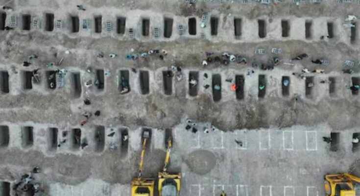 A conceptual geopolitical image showing the US Pentagon and a destroyed school building in Iran, highlighting the devastating consequences of the targeting mistake.