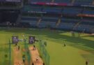 A view of the grassy cricket pitch at Wankhede Stadium, Mumbai ahead of the India vs England T20 World Cup 2026 semifinal.