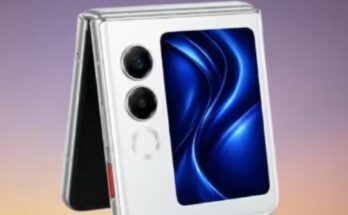 भारत में लॉन्च हुआ नया क्लैमशेल फोल्डेबल फोन Ai+ Nova Flip 5G का ग्लेशियर व्हाइट मॉडल