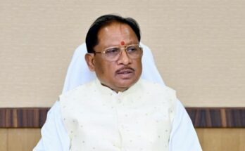 मुख्यमंत्री विष्णु देव साय की अध्यक्षता में आयोजित छत्तीसगढ़ कैबिनेट की बैठक का एक दृश्य