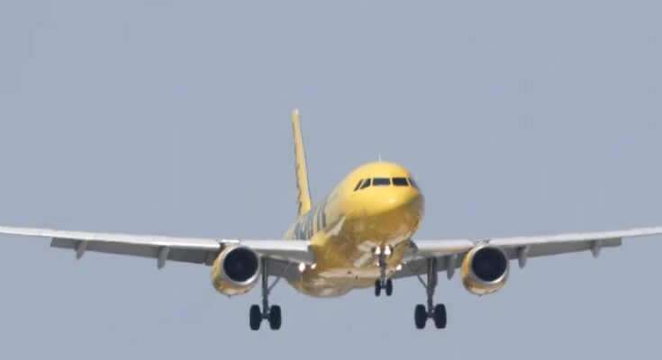 रात के अंधेरे में लैंड करता हुआ एक रहस्यमय कार्गो विमान और चीन व ईरान के झंडे का प्रतीकात्मक चित्र