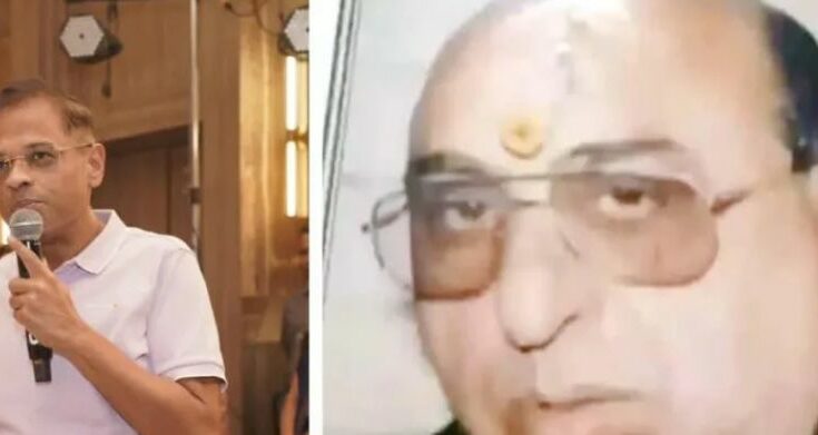 A conceptual image highlighting the Jaggi Murder Case, showing a judge's gavel and the Supreme Court of India building, representing the crucial hearing against Amit Jogi's life imprisonment.