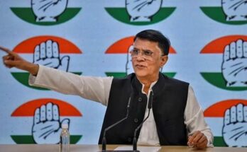 A conceptual image highlighting the Pawan Khera FIR, showing legal documents and a judge's gavel with the Assam Police emblem and the text '14 BNS Sections' in the background.