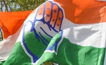 कांग्रेस भवन, पार्टी के झंडे और नेताओं की बैठक का प्रतीकात्मक चित्र