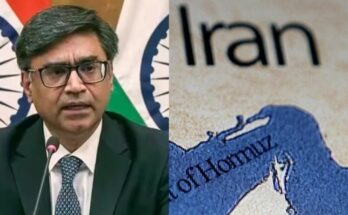 A conceptual image showing the Strait of Hormuz map with international flags, highlighting the global meeting led by the UK to reopen the strategic waterway amid the US-Iran war.