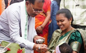 CM Vishnu Deo Sai Annaprashan Godbharai