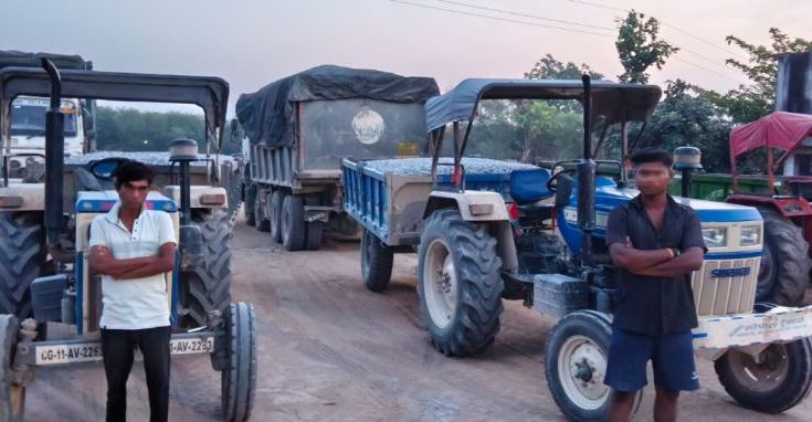 Illegal Mineral Transportation in Sakti