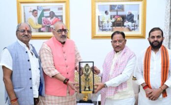CM Vishnu Deo Sai meets Giriraj Singh