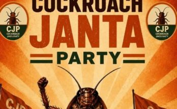 Cockroach Janata Party Protest
