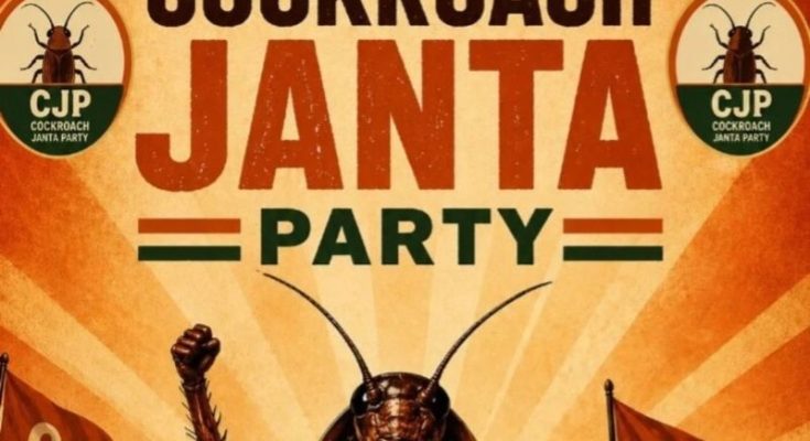 Cockroach Janata Party Protest