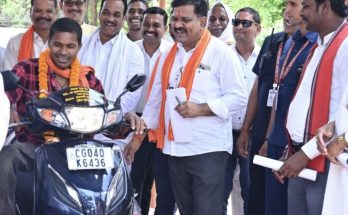 Vijay Sharma gifts scooty